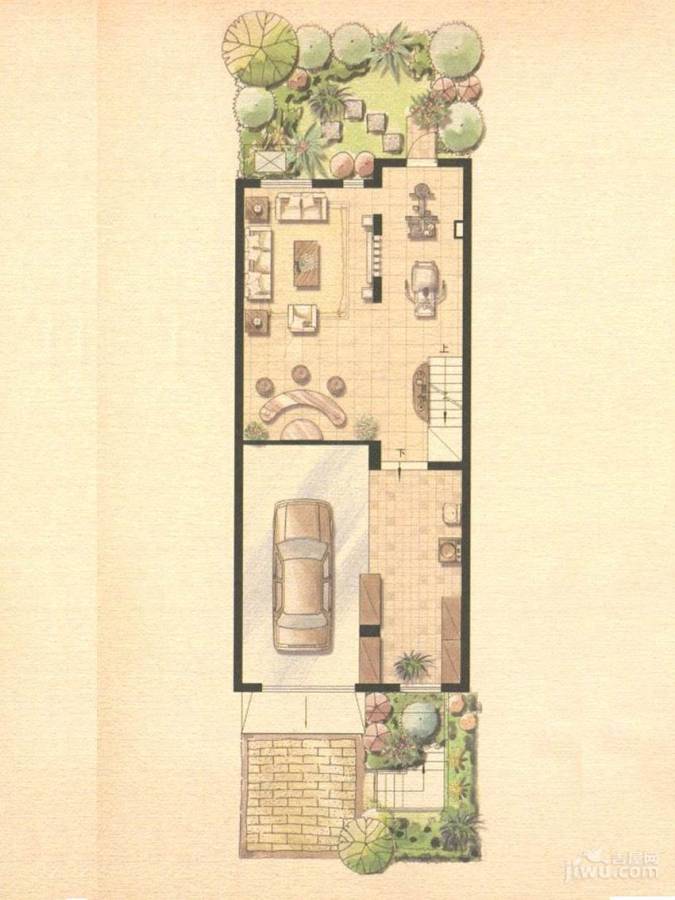 两河流域普通住宅229.4㎡户型图