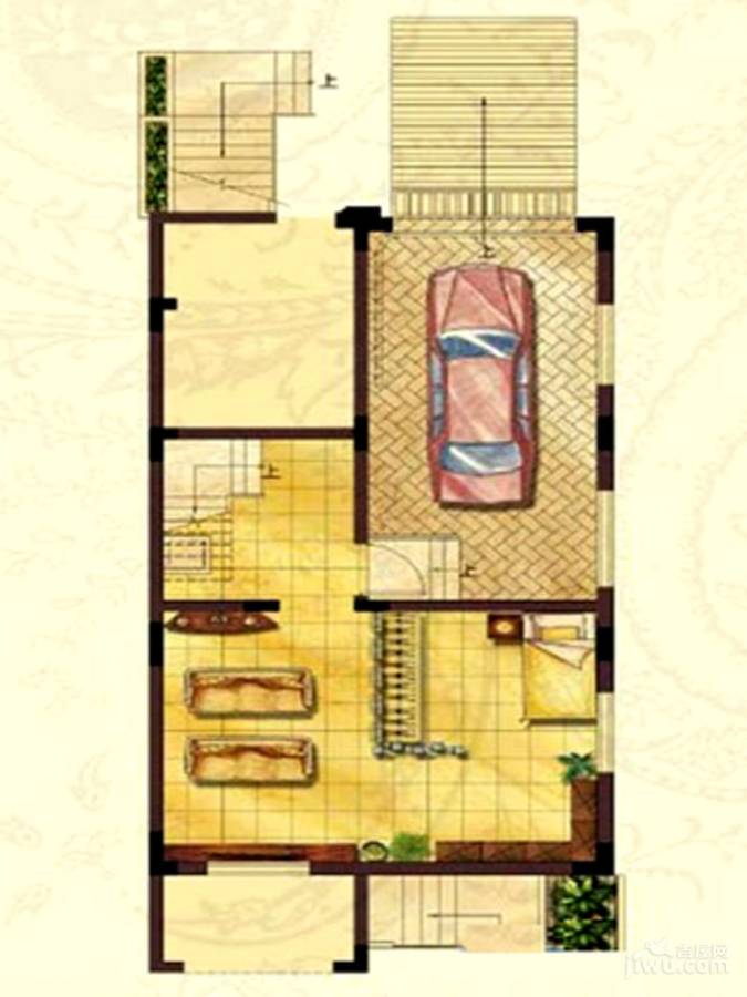 晶苑四季御庭四期普通住宅238㎡户型图