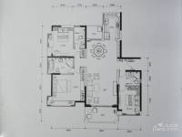 恒裕滨城一期3室2厅3卫145㎡户型图