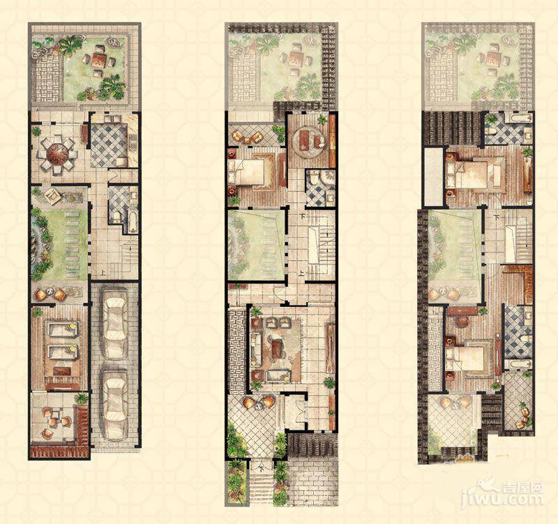 和沁园普通住宅308㎡户型图