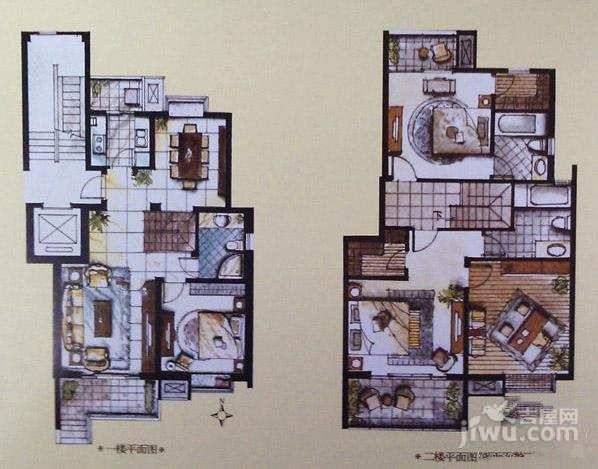 苏高新悦山墅3室3厅3卫179.9㎡户型图