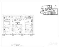 新地国际公寓苏寓2室2厅1卫203㎡户型图