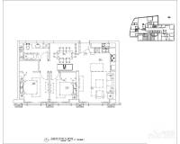 新地国际公寓苏寓2室2厅1卫203㎡户型图