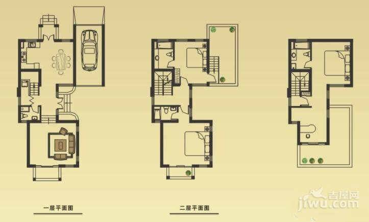 漕湖名莲别墅4室2厅4卫193.3㎡户型图