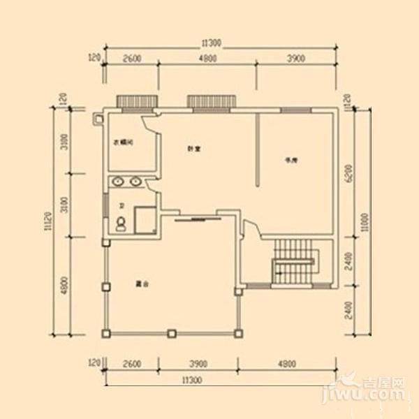 麓山恋迪亚溪谷普通住宅300.9㎡户型图