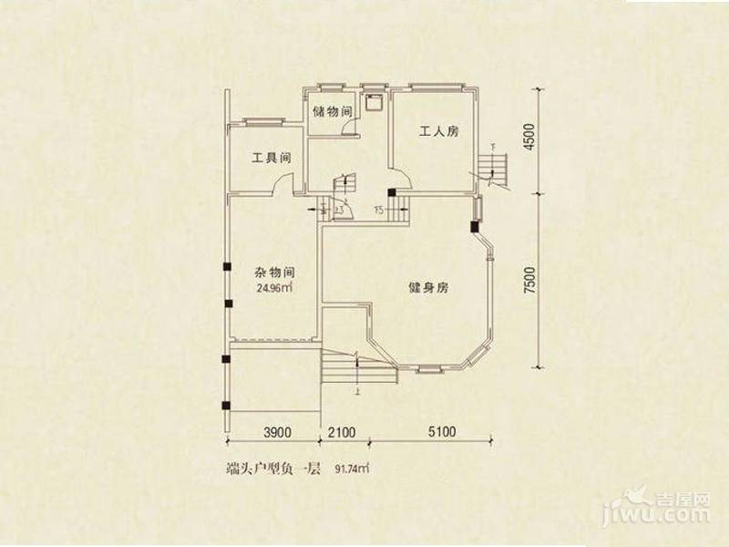 御邦二期普通住宅211.3㎡户型图