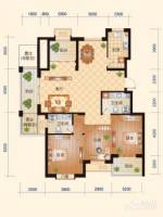 城建錦昌年華3室2廳2衛148㎡戶型圖