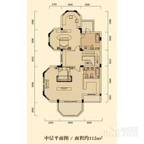 恒远锦绣兰庭6室2厅5卫112㎡户型图