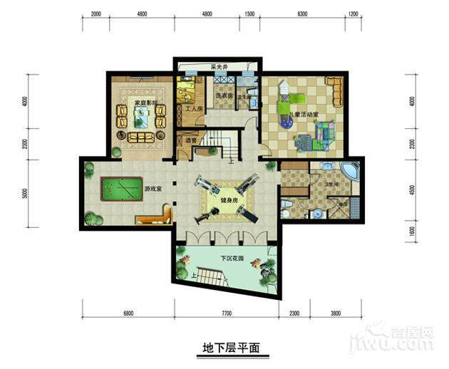 西溪山庄普通住宅248㎡户型图