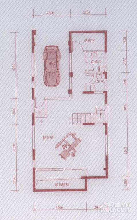 复地温莎堡4室2厅4卫220㎡户型图