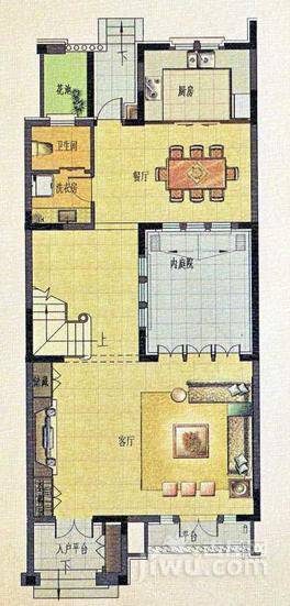 新湖香格里拉4室2厅3卫233.1㎡户型图