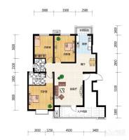 城建福源花园3室2厅2卫135㎡户型图