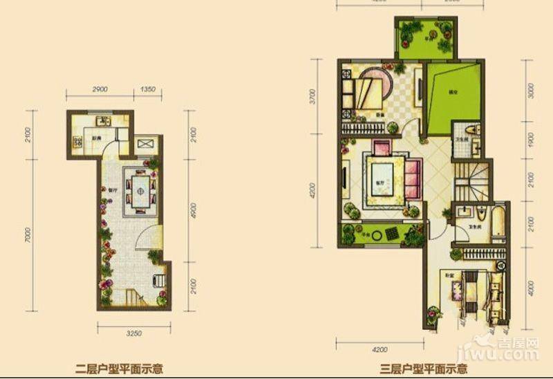 仁爱团泊湖逸湖岸普通住宅126㎡户型图