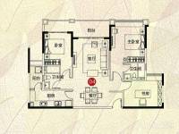 敏捷·四季花园3室2厅2卫120㎡户型图
