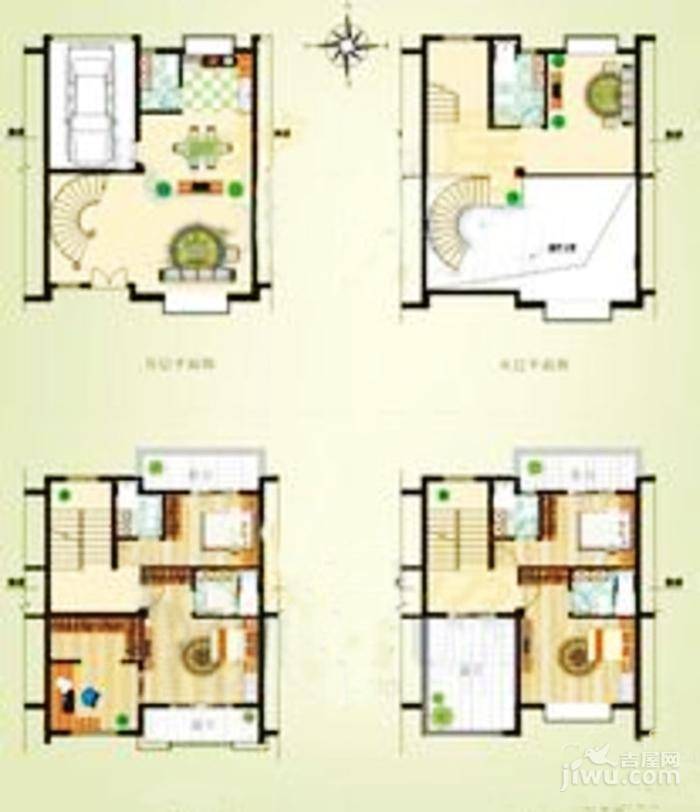 金沙丽水5室2厅5卫254㎡户型图