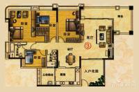 美林轩逸时光4室2厅0卫128㎡户型图