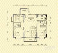 学府雅苑3室2厅2卫118㎡户型图