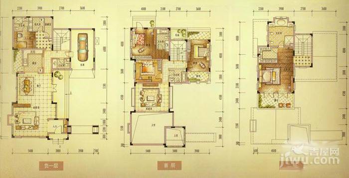 美林湖畔誉府5室3厅0卫330㎡户型图