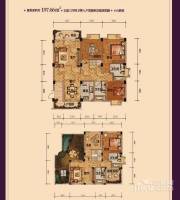 山水四季城5室3厅4卫197.7㎡户型图