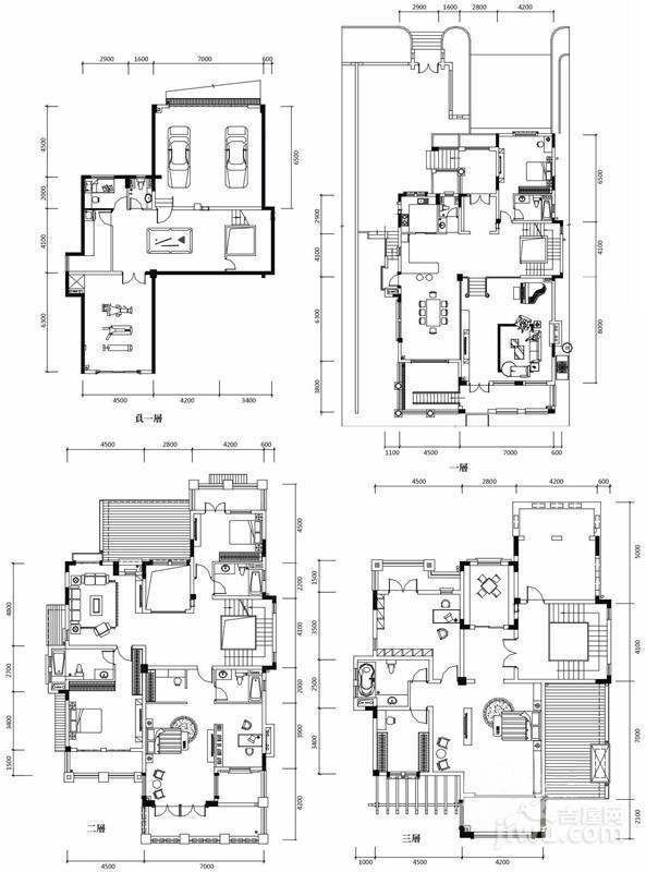 温哥华花园别墅普通住宅625.2㎡户型图