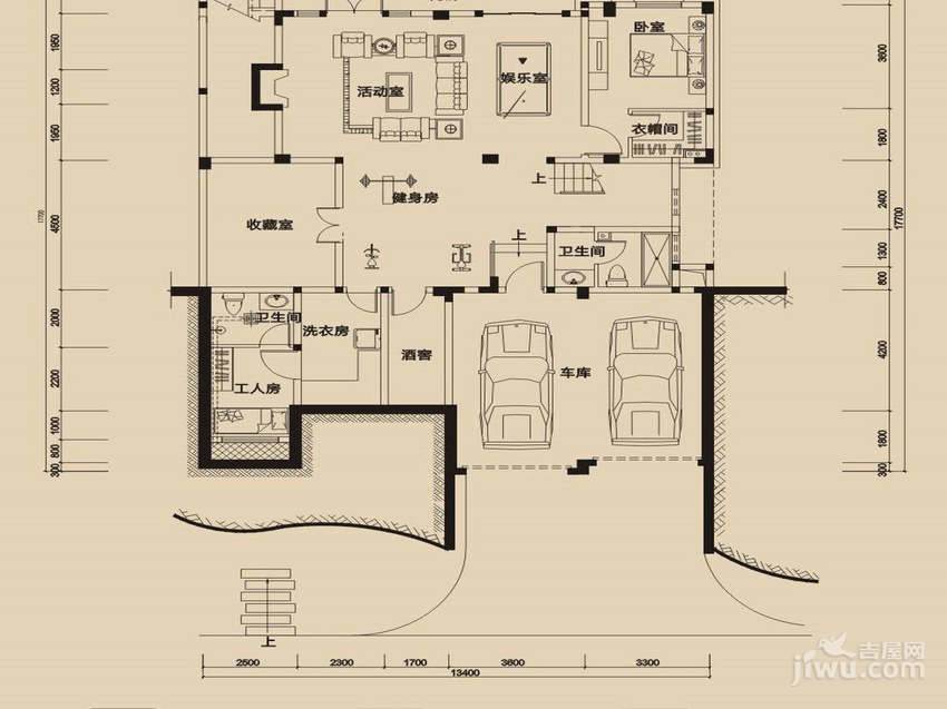 亚特兰蒂斯普通住宅446㎡户型图