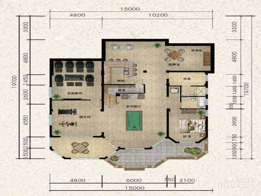 香榭湾普通住宅567㎡户型图