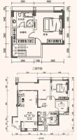 四海逸家三期4室2厅2卫214㎡户型图