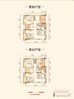 华宇静苑3室2厅1卫74㎡户型图