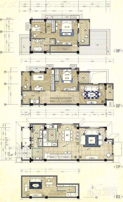 东山国际英伦半岛普通住宅252.4㎡户型图