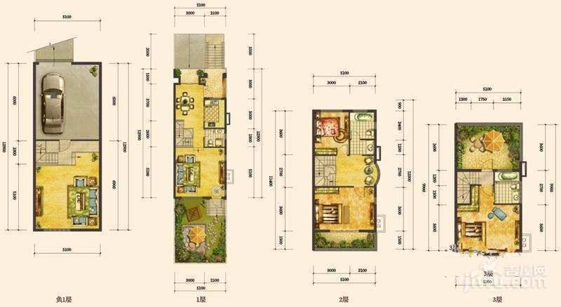 东山国际英伦半岛普通住宅146.7㎡户型图