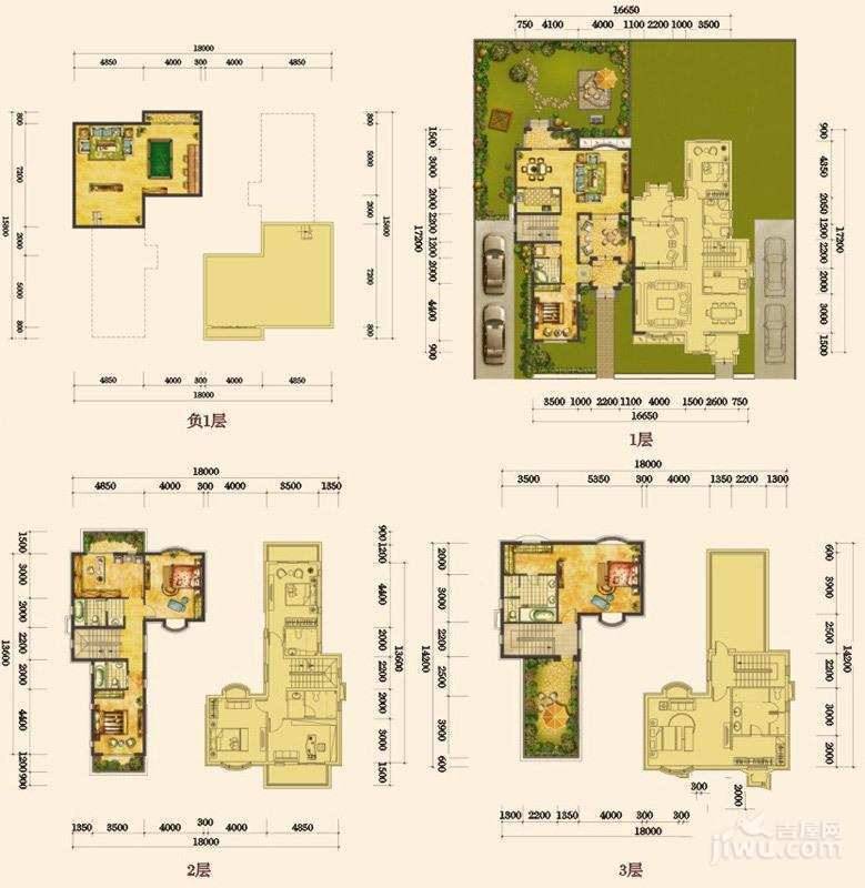 东山国际英伦半岛普通住宅232.8㎡户型图