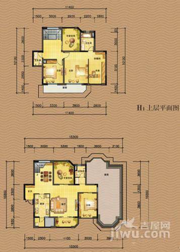 置信丽都花园丽府3室2厅2卫185㎡户型图