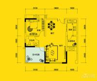 佰度SOHO1室2厅1卫69.6㎡户型图