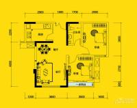 佰度SOHO2室2厅1卫73.5㎡户型图