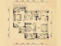 东原18913室2厅2卫127.8㎡户型图
