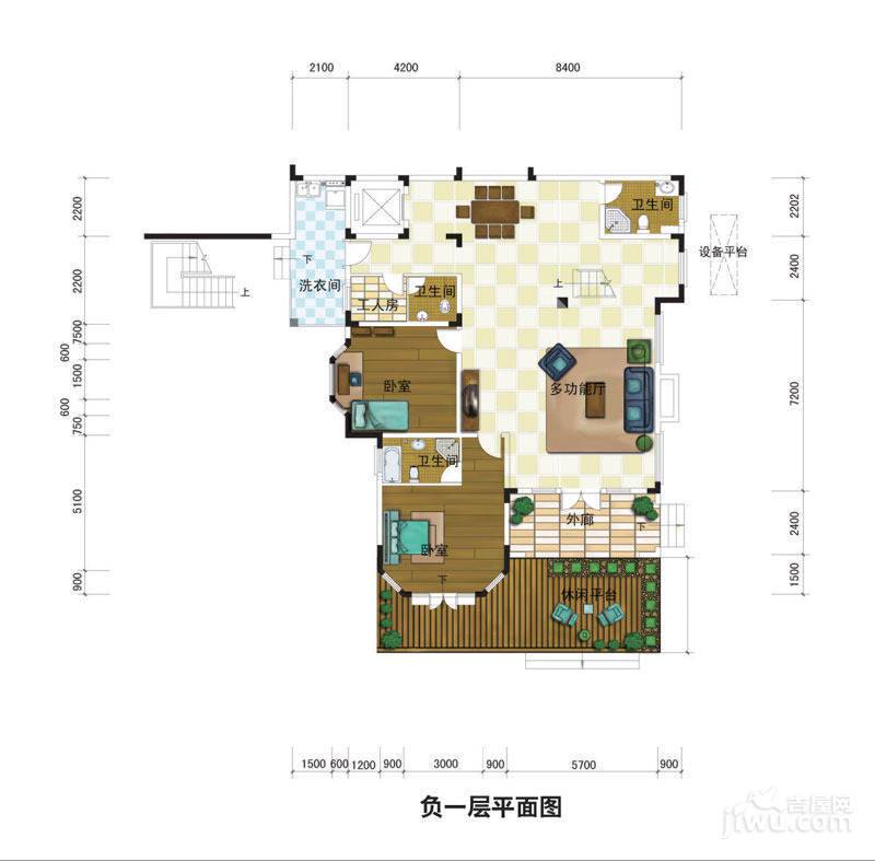 璧山利雅白云湖3室2厅2卫563㎡户型图