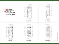 小泉森林海4室2厅4卫215.4㎡户型图