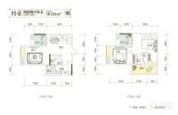 五星国色天香2室2厅2卫101.8㎡户型图