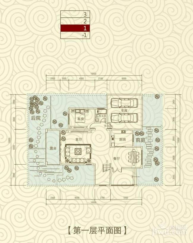 五星国色天香6室3厅4卫390.2㎡户型图