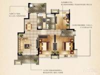 大发燕澜湾3室2厅1卫122.6㎡户型图