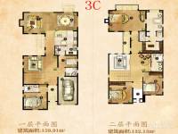 卧龙湖小镇4室2厅3卫292㎡户型图