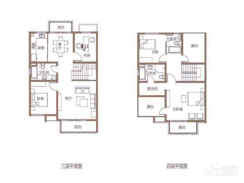 龙池翠洲普通住宅163.4㎡户型图