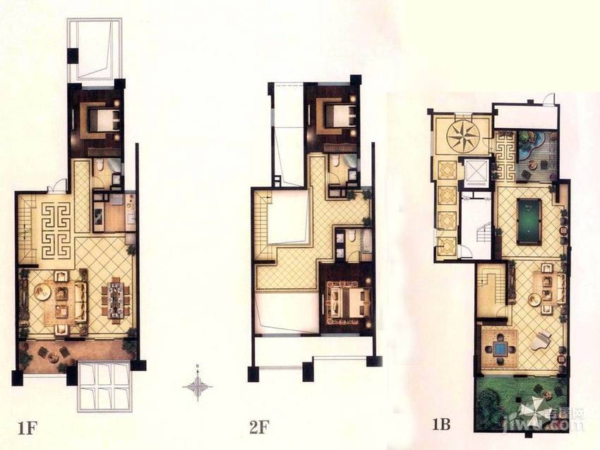 招商紫金山1号4室3厅3卫325㎡户型图