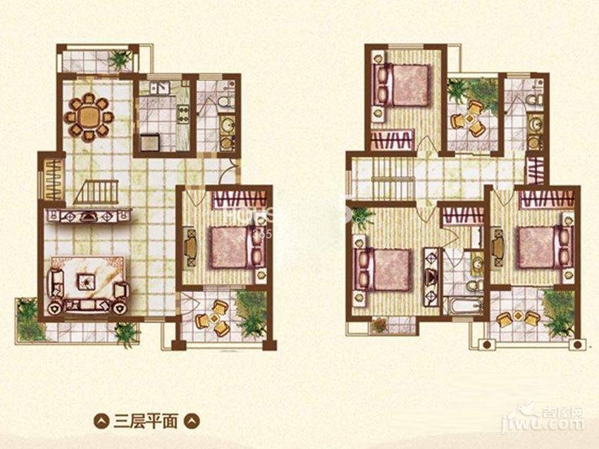 一品骊城5室2厅3卫200.8㎡户型图