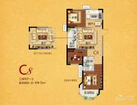 中南世纪城（林樾）3室2厅1卫109.1㎡户型图