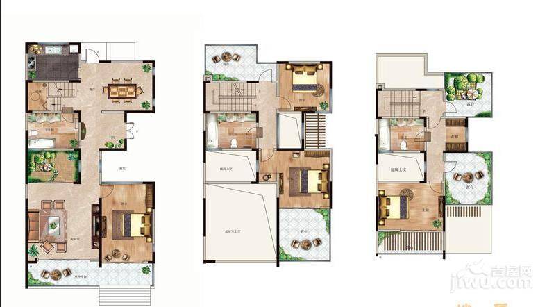 海尔产城创原乡小镇普通住宅245㎡户型图