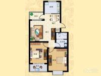 莱西金桂花园2室2厅2卫84.8㎡户型图