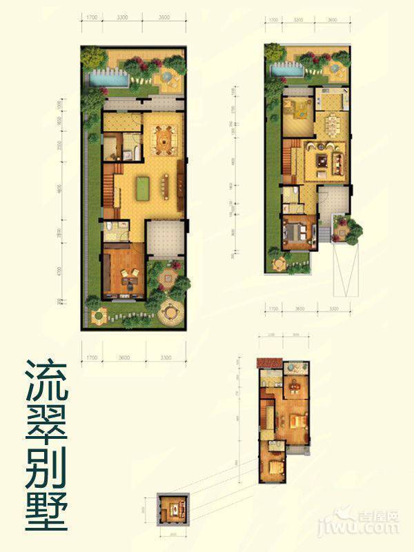 天一仁和城别墅普通住宅218.9㎡户型图