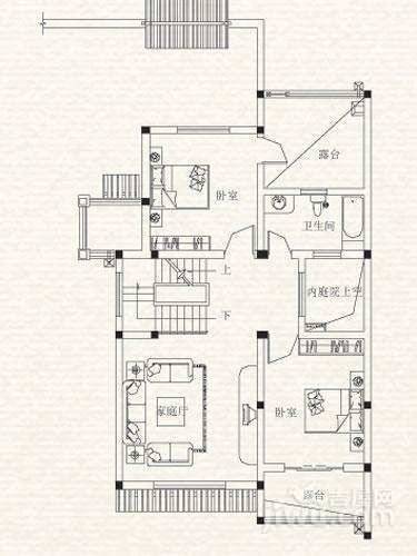 一山一墅普通住宅255㎡户型图