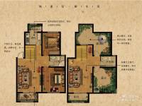 炜伦壹号公馆2室2厅2卫115㎡户型图